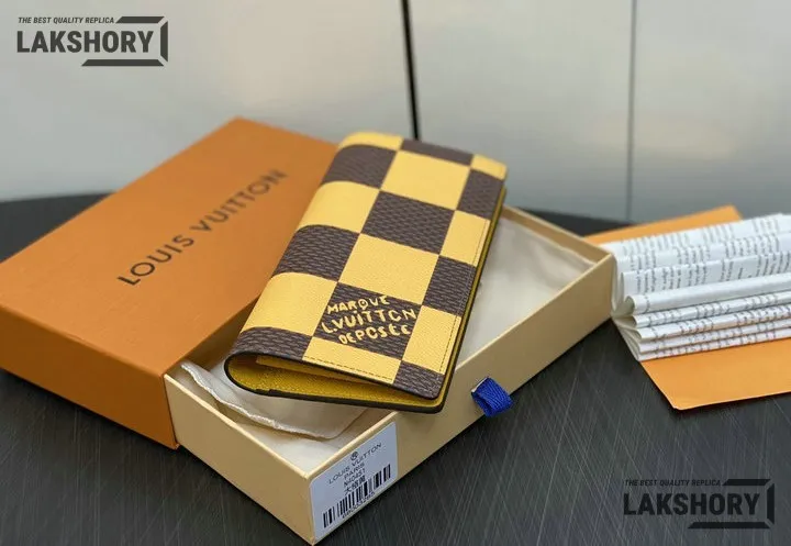 Louis Vuitton 1:1 Mirror Replica Portefeuille Brazza Long Wallet 19CM/7.5IN Louis Vuitton Replica Wallets Louis Vuitton 1:1 Mirror Replica Portefeuille Brazza Long Wallet 19CM/7.5IN Louis Vuitton Replica Wallets