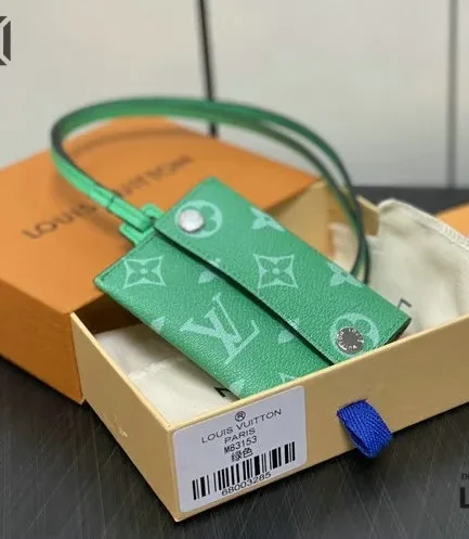 Louis Vuitton 1:1 Mirror Replica Taigarama Card Holder Necklace 7.5CM/3IN Louis Vuitton Replica Wallets