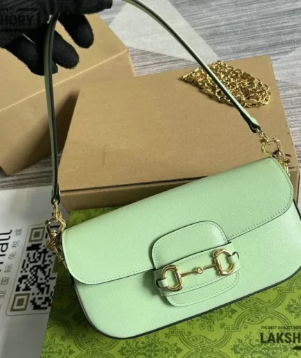 Gucci 1:1 Mirror Replica Horsebit 1955 Small Shoulder Bag 24CM/9.4IN Gucci Replica Horsebit Bags