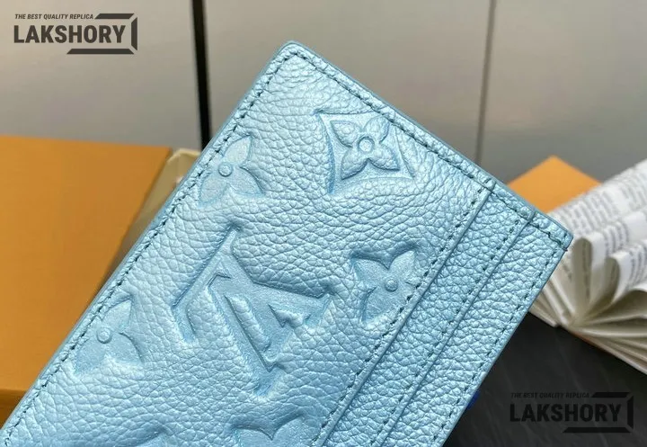 Louis Vuitton 1:1 Mirror Replica Monogram Empreinte LV Charms Card Holder 7CM/2.8IN Louis Vuitton Replica Wallets Louis Vuitton 1:1 Mirror Replica Monogram Empreinte LV Charms Card Holder 7CM/2.8IN Louis Vuitton Replica Wallets