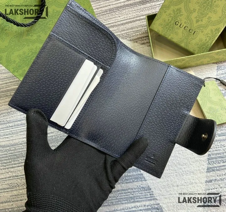 Gucci 1:1 Mirror Replica GG Web Ophidia Passport Case Navy 10.5CM/4.1IN Gucci Replica Wallets Gucci 1:1 Mirror Replica GG Web Ophidia Passport Case Navy 10.5CM/4.1IN Gucci Replica Wallets
