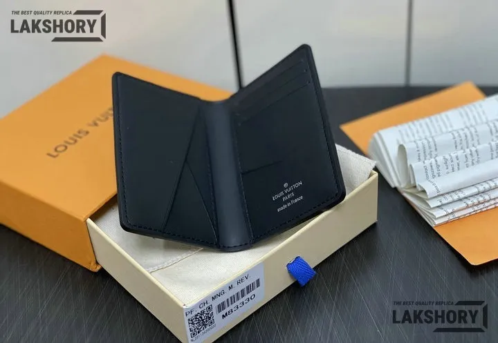 Louis Vuitton 1:1 Mirror Replica Pocket Organizer Epi XL Wallet Black 7.5CM/3IN Louis Vuitton Replica Wallets Louis Vuitton 1:1 Mirror Replica Pocket Organizer Epi XL Wallet Black 7.5CM/3IN Louis Vuitton Replica Wallets