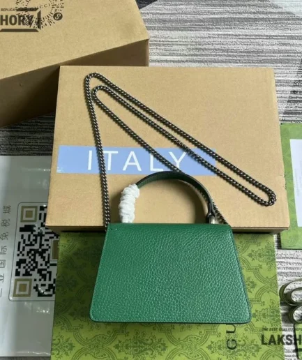 Gucci 1:1 Mirror Replica Dionysus Mini Top Handle Bag 18CM/7.1IN Gucci Replica Dionysus Bags