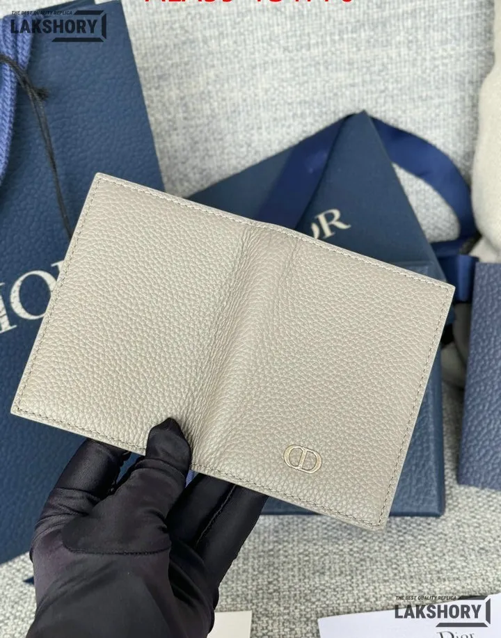 Dior 1:1 Mirror Replica CD Icon Vertical Bifold Card Holder 11.2CM/4.4IN Christian Dior Replica Wallets Dior 1:1 Mirror Replica CD Icon Vertical Bifold Card Holder 11.2CM/4.4IN Christian Dior Replica Wallets