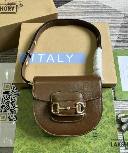 Gucci 1:1 Mirror Replica Azalea Rounded Mini Horsebit 1955 Calfskin 18CM/7.1IN Gucci Replica Horsebit Bags