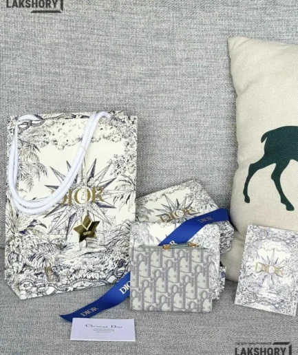 Dior 1:1 Mirror Replica Oblique Calfskin Card Holder 11.5CM/4.5IN Christian Dior Replica Wallets