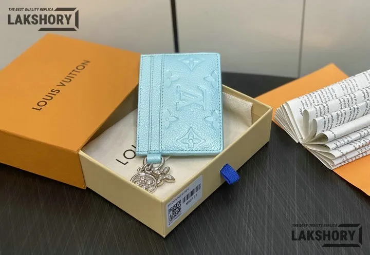Louis Vuitton 1:1 Mirror Replica Monogram Empreinte LV Charms Card Holder 7CM/2.8IN Louis Vuitton Replica Wallets Louis Vuitton 1:1 Mirror Replica Monogram Empreinte LV Charms Card Holder 7CM/2.8IN Louis Vuitton Replica Wallets