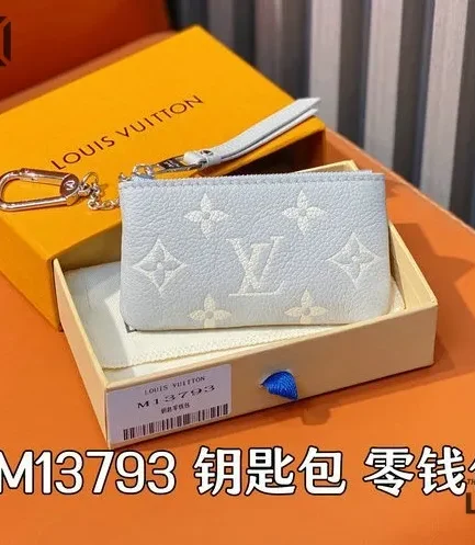 Louis Vuitton 1:1 Mirror Replica Key Pouch Monogram Empreinte 7CM/2.8IN Louis Vuitton Replica Wallets