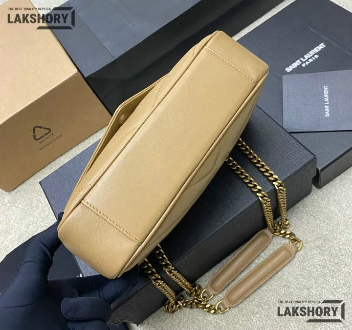 Ysl 1:1 Mirror Replica Loulou Small Matelassé Chain Bag 24CM/9.4IN Replica Crossbody Bags Ysl 1:1 Mirror Replica Loulou Small Matelassé Chain Bag 24CM/9.4IN Replica Crossbody Bags