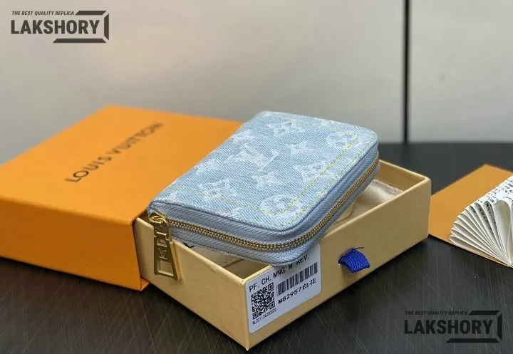 Louis Vuitton 1:1 Mirror Replica Zippy Coin Purse Washed Gray Monogram Denim 11CM/4.3IN Louis Vuitton Replica Wallets Louis Vuitton 1:1 Mirror Replica Zippy Coin Purse Washed Gray Monogram Denim 11CM/4.3IN Louis Vuitton Replica Wallets