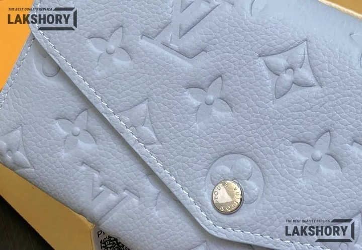 Louis Vuitton 1:1 Mirror Replica Sarah Wallet Monogram Empreinte Leather 19CM/7.5IN Louis Vuitton Replica Wallets Louis Vuitton 1:1 Mirror Replica Sarah Wallet Monogram Empreinte Leather 19CM/7.5IN Louis Vuitton Replica Wallets