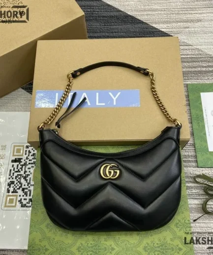 Gucci 1:1 Mirror Replica GG Marmont Small Shoulder Bag 26CM/10.2IN Gucci Replica Marmont Bags