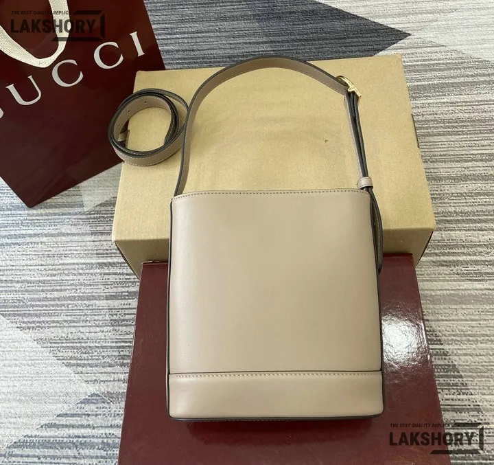 Gucci 1:1 Mirror Replica 73 Small Blue Taupe Bucket Bag 20CM/7.9IN Gucci Replica Horsebit Bags Gucci 1:1 Mirror Replica 73 Small Blue Taupe Bucket Bag 20CM/7.9IN Gucci Replica Horsebit Bags