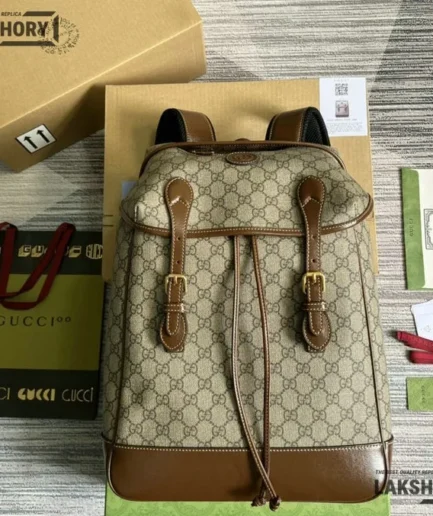 Gucci 1:1 Mirror Replica Azalea Retro Interlocking G Buckle Backpack 43CM/16.9IN Gucci Replica Backpacks