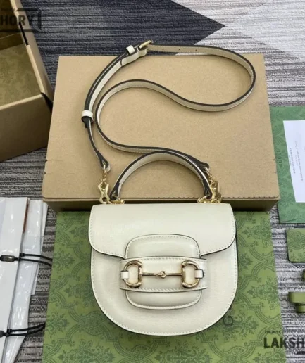 Gucci 1:1 Mirror Replica Horsebit 1955 Mini Rounded Bag 18CM/7.1IN Gucci Replica Horsebit Bags