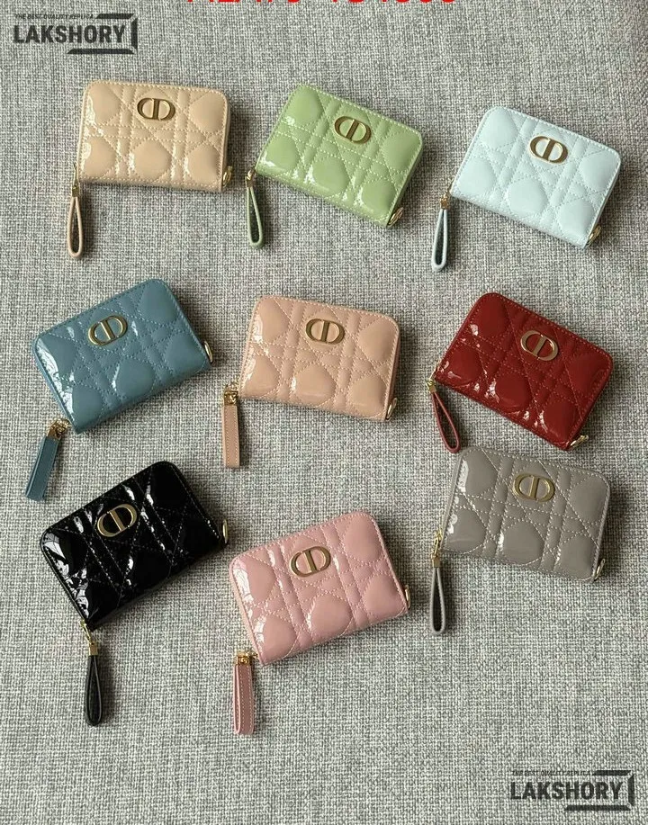 Dior 1:1 Mirror Replica Dior Microcannage Patent Leather Croisiere Wallet on Chain 11CM/4.3IN Christian Dior Replica Wallets Dior 1:1 Mirror Replica Dior Microcannage Patent Leather Croisiere Wallet on Chain 11CM/4.3IN Christian Dior Replica Wallets