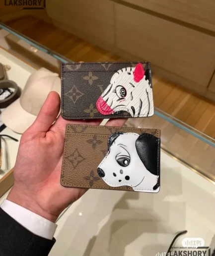 Louis Vuitton 1:1 Mirror Replica x Sun Yitian Card Holder Monogram 7CM/2.8IN Louis Vuitton Replica Wallets