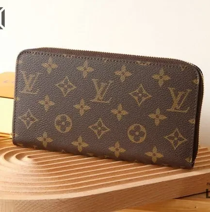 Louis Vuitton 1:1 Mirror Replica Damier Ebene Zippy Wallet 19CM/7.5IN Louis Vuitton Replica Wallets