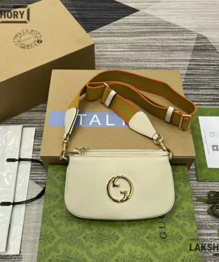 Gucci 1:1 Mirror Replica NM Blondie Leather Mini Flap Bag 20CM/7.9IN Gucci Replica Blondie Bags