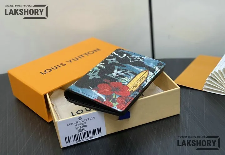 Louis Vuitton 1:1 Mirror Replica Pocket Organizer Monogram Surfin’ 7.5CM/3IN Louis Vuitton Replica Wallets Louis Vuitton 1:1 Mirror Replica Pocket Organizer Monogram Surfin’ 7.5CM/3IN Louis Vuitton Replica Wallets