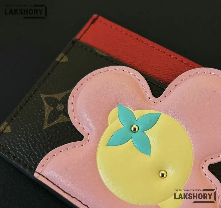 Louis Vuitton 1:1 Mirror Replica Monogram Vivienne Card Holder 7CM/2.8IN Louis Vuitton Replica Wallets Louis Vuitton 1:1 Mirror Replica Monogram Vivienne Card Holder 7CM/2.8IN Louis Vuitton Replica Wallets