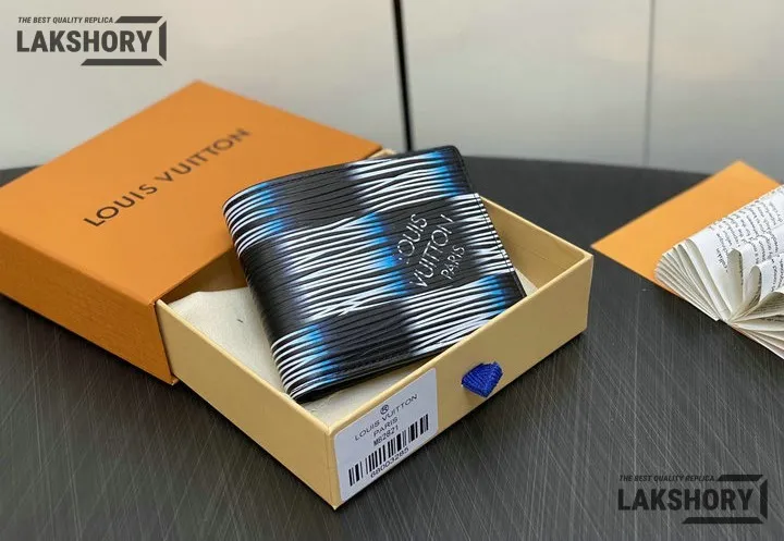 Louis Vuitton 1:1 Mirror Replica Slender Wallet Damier Rush Epi XL Blue Moon 11CM/4.3IN Louis Vuitton Replica Wallets Louis Vuitton 1:1 Mirror Replica Slender Wallet Damier Rush Epi XL Blue Moon 11CM/4.3IN Louis Vuitton Replica Wallets