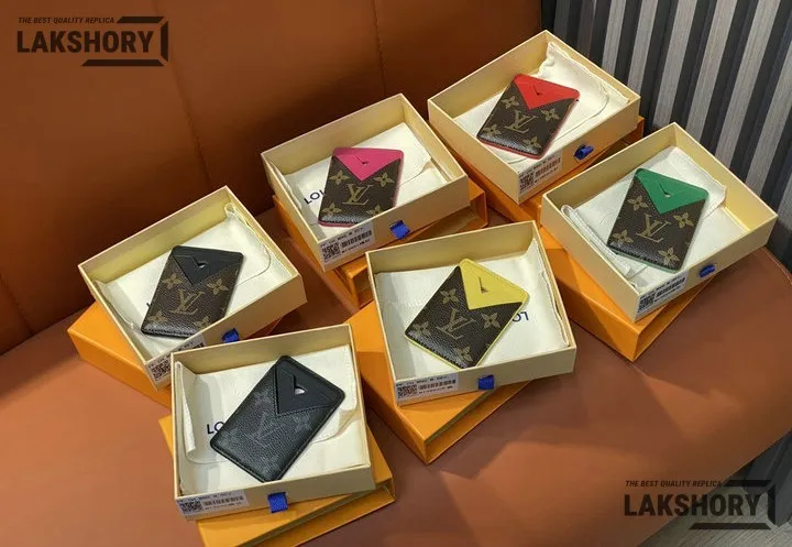 Louis Vuitton 1:1 Mirror Replica Porte-Cartes Magnet Monogram Eclipse 6.5CM/2.6IN Louis Vuitton Replica Wallets Louis Vuitton 1:1 Mirror Replica Porte-Cartes Magnet Monogram Eclipse 6.5CM/2.6IN Louis Vuitton Replica Wallets