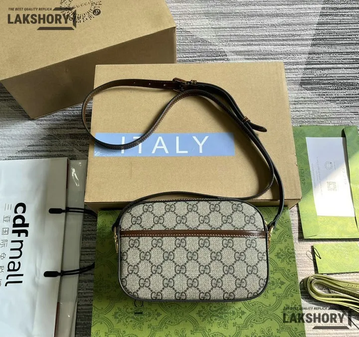 Gucci 1:1 Mirror Replica Horsebit 1955 GG Small Camera Bag 20CM/7.9IN Gucci Replica Horsebit Bags Gucci 1:1 Mirror Replica Horsebit 1955 GG Small Camera Bag 20CM/7.9IN Gucci Replica Horsebit Bags