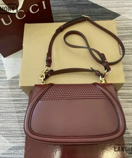 Gucci 1:1 Mirror Replica Blondie Medium Top Handle Bag Red 26.5CM/10.4IN Gucci Replica Blondie Bags