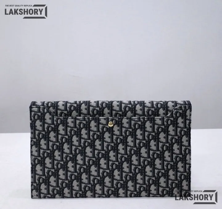 Dior 1:1 Mirror Replica Oblique 30 Montaigne Avenue Pouch With Flap Blue 30CM/11.8IN Christian Dior Replica Wallets Dior 1:1 Mirror Replica Oblique 30 Montaigne Avenue Pouch With Flap Blue 30CM/11.8IN Christian Dior Replica Wallets