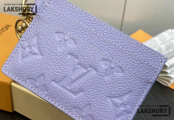 Louis Vuitton 1:1 Mirror Replica Monogram Empreinte LV Charms Card Holder 7CM/2.8IN Louis Vuitton Replica Wallets Louis Vuitton 1:1 Mirror Replica Monogram Empreinte LV Charms Card Holder 7CM/2.8IN Louis Vuitton Replica Wallets
