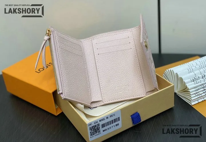 Louis Vuitton 1:1 Mirror Replica White Empreinte Monogram Leather Victorine Wallet 12CM/4.7IN Louis Vuitton Replica Wallets Louis Vuitton 1:1 Mirror Replica White Empreinte Monogram Leather Victorine Wallet 12CM/4.7IN Louis Vuitton Replica Wallets