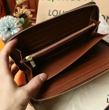 Louis Vuitton 1:1 Mirror Replica Zippy Organizer Monogram 21CM/8.3IN Louis Vuitton Replica Wallets
