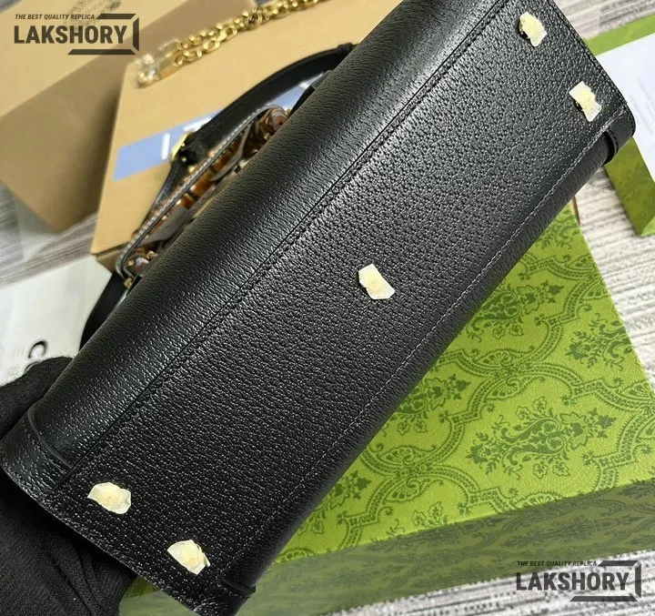 Gucci 1:1 Mirror Replica Calfskin Web Small Diana Shoulder Bag 27CM/10.6IN Gucci Replica Bamboo Bags Gucci 1:1 Mirror Replica Calfskin Web Small Diana Shoulder Bag 27CM/10.6IN Gucci Replica Bamboo Bags