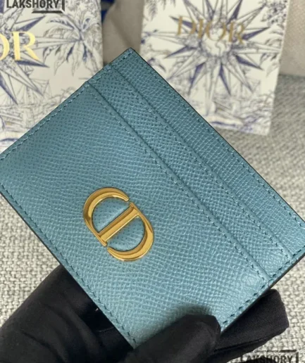 Dior 1:1 Mirror Replica 30 Montaigne Five Slot Card Holder 7.5CM/3IN Christian Dior Replica Wallets