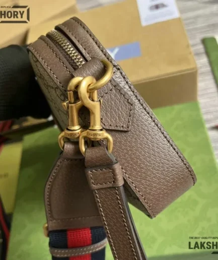 Gucci 1:1 Mirror Replica Ophidia Small Wristlet Crossbody Bag 23.5CM/9.3IN Gucci Replica Ophidia Bags