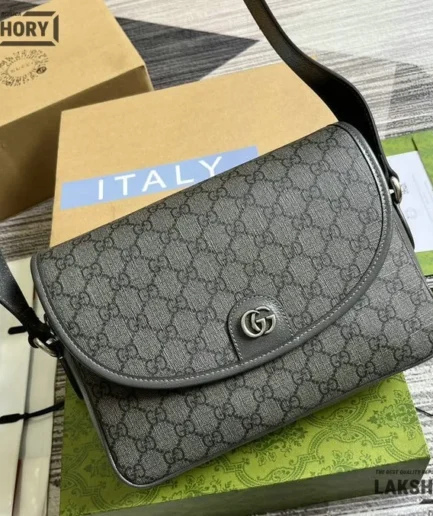 Gucci 1:1 Mirror Replica Web Ophidia Medium GG Shoulder Bag 27CM/10.6IN Gucci Replica Ophidia Bags