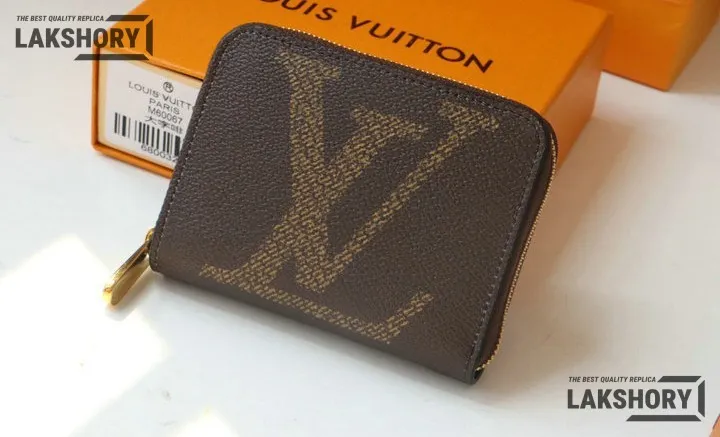 Louis Vuitton 1:1 Mirror Replica Monogram Giant Zippy Coin Purse 11CM/4.3IN Louis Vuitton Replica Wallets Louis Vuitton 1:1 Mirror Replica Monogram Giant Zippy Coin Purse 11CM/4.3IN Louis Vuitton Replica Wallets
