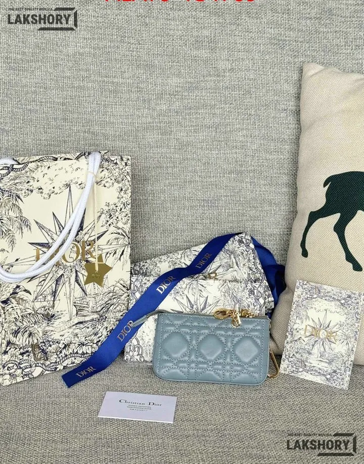 Dior 1:1 Mirror Replica Lambskin Cannage Lady Dior Zipped Key Case 7.6CM/3IN Christian Dior Replica Wallets Dior 1:1 Mirror Replica Lambskin Cannage Lady Dior Zipped Key Case 7.6CM/3IN Christian Dior Replica Wallets