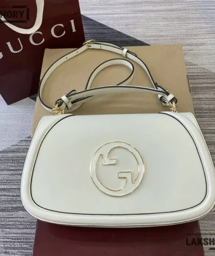 Gucci 1:1 Mirror Replica Roxy Calfskin Blondie Top Handle Bag 32CM/12.6IN Gucci Replica Blondie Bags