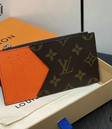 Louis Vuitton 1:1 Mirror Replica Coin Card Holder 8CM/3.1IN Louis Vuitton Replica Wallets