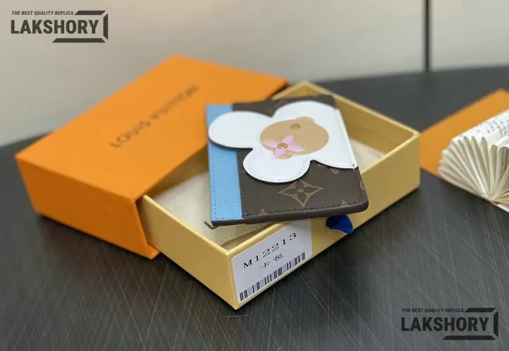 Louis Vuitton 1:1 Mirror Replica Monogram Vivienne Card Holder Animation Blue 7.5CM/3IN Louis Vuitton Replica Wallets Louis Vuitton 1:1 Mirror Replica Monogram Vivienne Card Holder Animation Blue 7.5CM/3IN Louis Vuitton Replica Wallets