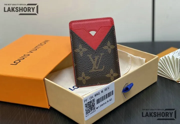 Louis Vuitton 1:1 Mirror Replica Porte-Cartes Magnet Monogram Eclipse 6.5CM/2.6IN Louis Vuitton Replica Wallets Louis Vuitton 1:1 Mirror Replica Porte-Cartes Magnet Monogram Eclipse 6.5CM/2.6IN Louis Vuitton Replica Wallets
