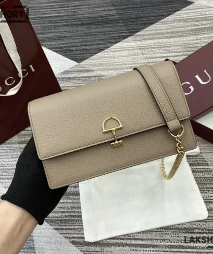 Gucci 1:1 Mirror Replica Softbit Continental Chain Crossbody Bag 20CM/7.9IN Gucci Replica Horsebit Bags