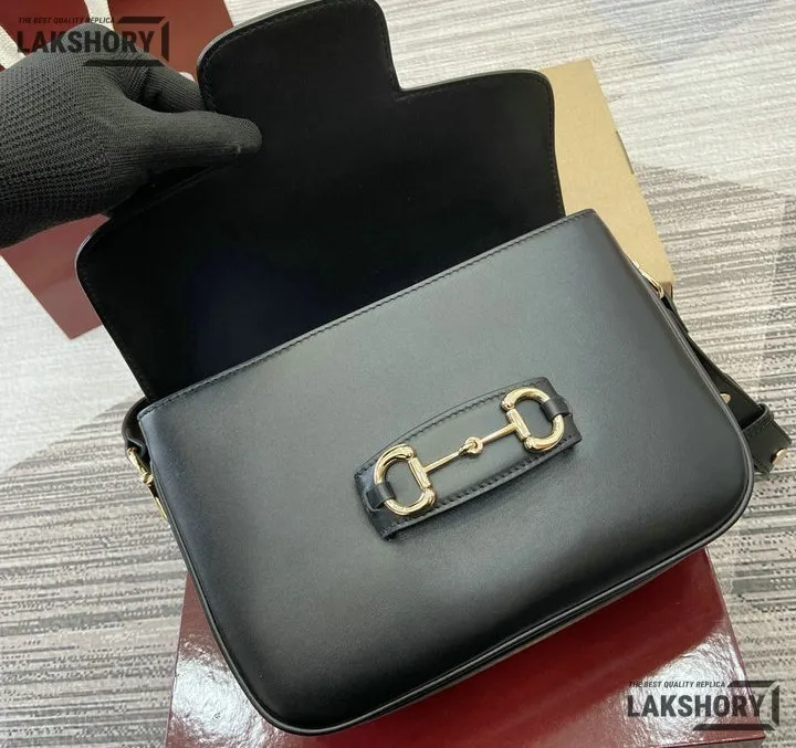 Gucci 1:1 Mirror Replica Horsebit 1955 Medium Shoulder Bag 26CM/10.2IN Gucci Replica Horsebit Bags Gucci 1:1 Mirror Replica Horsebit 1955 Medium Shoulder Bag 26CM/10.2IN Gucci Replica Horsebit Bags