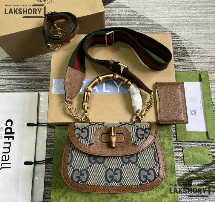 Gucci 1:1 Mirror Replica Canvas Bamboo 1947 Leather Bag Gucci Replica Bamboo Bags Gucci 1:1 Mirror Replica Canvas Bamboo 1947 Leather Bag Gucci Replica Bamboo Bags