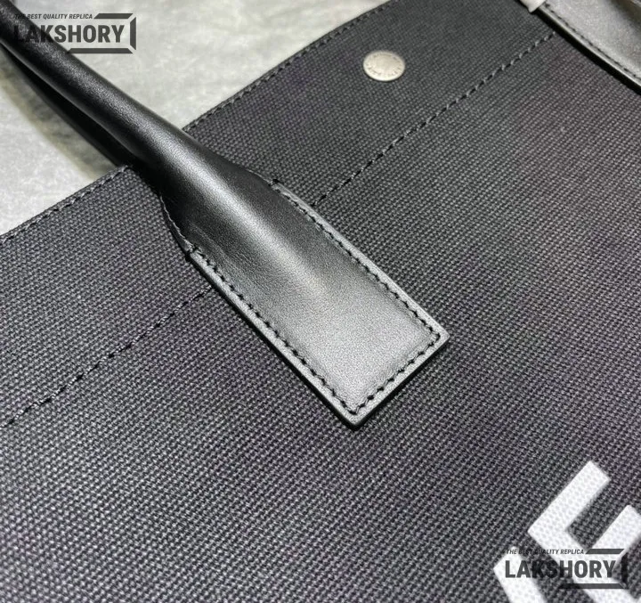 YSL 1:1 Mirror Replica Linen Calfskin Rive Gauche Tote Natural 48CM/18.9IN Replica Tote Bags YSL 1:1 Mirror Replica Linen Calfskin Rive Gauche Tote Natural 48CM/18.9IN Replica Tote Bags