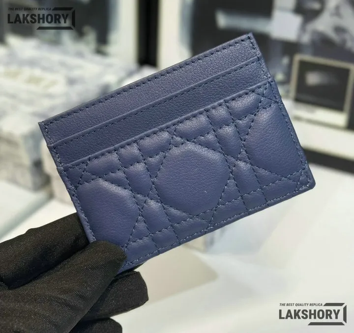 Dior 1:1 Mirror Replica Dior Caro Freesia Card Holder Christian Dior Replica Wallets Dior 1:1 Mirror Replica Dior Caro Freesia Card Holder Christian Dior Replica Wallets