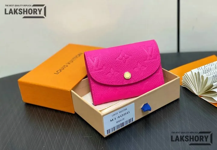 Louis Vuitton 1:1 Mirror Replica LV x TM Rosalie Coin Purse Monogram Empreinte Leather 11CM/4.3IN Louis Vuitton Replica Wallets Louis Vuitton 1:1 Mirror Replica LV x TM Rosalie Coin Purse Monogram Empreinte Leather 11CM/4.3IN Louis Vuitton Replica Wallets