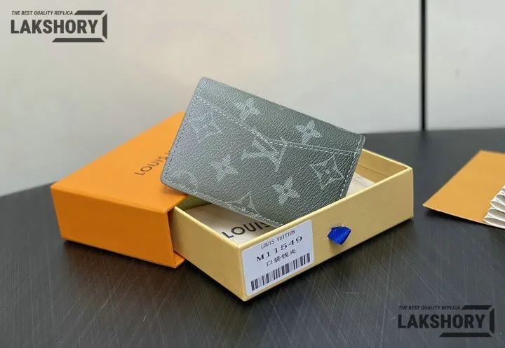 Louis Vuitton 1:1 Mirror Replica Pocket Organizer Monogram Khaki 7.5CM/3IN Louis Vuitton Replica Wallets Louis Vuitton 1:1 Mirror Replica Pocket Organizer Monogram Khaki 7.5CM/3IN Louis Vuitton Replica Wallets